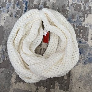 Cream infinity scarf